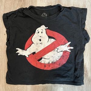 Ghostbuster vintage style crop top